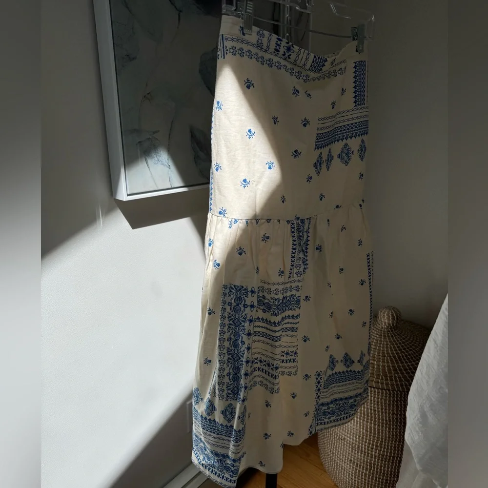 Never worn - Anthropologie Madison d’Amelie Wrap Top & Skirt Set, size medium - Picture 3 of 5